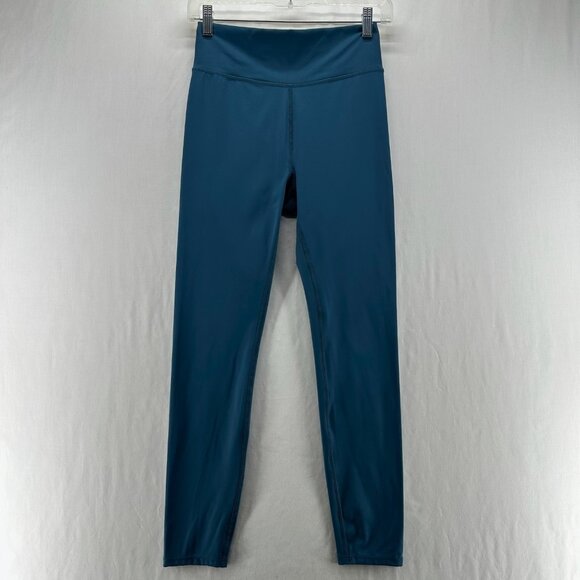 Madewell MWL Form Leggings Womens S High-Rise Compressive Athleisure Blue Teal - Picture 2 of 11